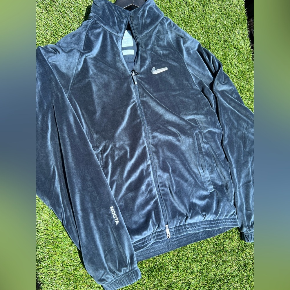 Men’s Large Nike x NOCTA Swarovski Crystals Velour Travel Jacket DV3734-454 La